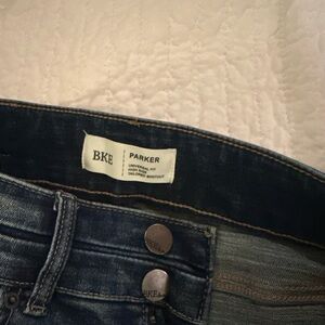 BKE Women's Dark Blue Boot Cut Jeans